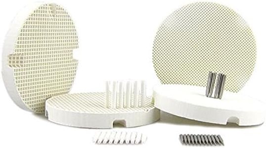 airgoesin 4 Dental Lab Porcelain Honeycomb Firing Trays With 20 Zirconia And 20 Metal Pins