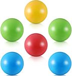 Civaner Plastic Balls Multi colored Replacement Toy Balls Crush Proof Bulldozer Balls Soft Plastic Air filled Ocean Balls for Toddlers 1.75 Inch Balls Toys (6 Pieces)