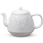 Toptier Leaf Teapot, Porcelain Tea 