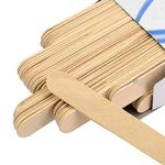 GLOW FIRST WAX HEATER Wooden Professional Wax Knife/Spatulas/Applicators 100 pcs Box