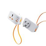 TESSAN Universal Travel Adapter Worldwide International Travel Adapter for 150+ Countries 20W GaN Fast Charging USB-C PD & QC 3.0 USB-A for Laptop Phone MacBook (TS-3)