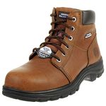 Skechers Men's Workshire Classic Boots, Brown Embossed Leather, 7 UK