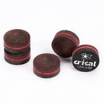 CRICAL 5 Pieces Billiard Pool Cue Tips Replacement 6 Sizes Pool Cue Tip/Snooker Cue Tip Options 10mm 10.5mm 11mm 11.5mm 12mm 13mm