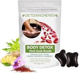 Detoxingherbs Cleansing Foot Soak Beads,Body Detox Foot Soak Beads,Slimwe Body Detox Foot Soak,Lymphatic Drainage Ginger Foot Soak for Moisturizes Skin and Relieves Fatigue (1PCS)