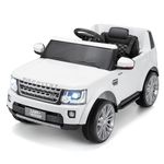 Xootz Land Rover Discovery 12V Electric Ride-On, Kids Ride-On Car, Built in Radio, MP3 Player and AUX input, Foot Pedal and Gears, White