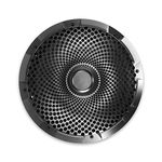 Recoil 10-Inch High Excursion Black Steel Mesh Subwoofer Grille Speaker Grill Cover (10 inch)