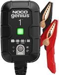 NOCO GENIUS1AU, 1A Smart Battery Charger, 6V and 12V Portable Car Battery Charger, Battery Maintainer, Trickle Charger and Desulfator for Automotive, Motorcycle, Motorbike, AGM and Lithium Batteries