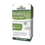 Natures Aid SleepEezy Valerian Root Tablets, Relief of Sleep disturbances, Vegan 60 Tablets