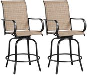 Yaheetech Patio Swivel Bar Stools S