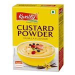 KWALITY Custard Powder vanilla 100g (Pack1) | Vanilla Flavor | Smooth & Creamy Custard | Quality Ingredients | Best For Fruit Salads |