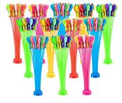 Mopslik - Kid's Plastic Fun Holi Magics Water Balloons - Auto Fill No Need To Tie Knots, Holi Magic Water Balloons (Multicolor) (444 Pieces Balloons)