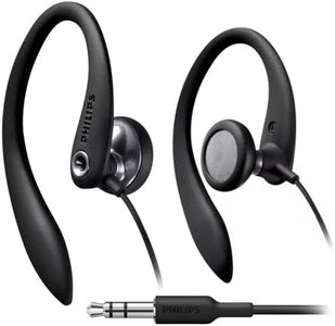 PHILIPS SHS3200BK/37 Flexible Earhook Headphones, Black