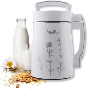 Miomat, Macchina per Latte Vegetale Casalingo, Prepara Tutti i Tipi di Latte: Soia, Mandorla, Nocciola, Riso, Avena, Prepara Facilmente Salse, Creme e Frullati, 8 Programmi Intuitivi, 210W/1000W