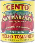 Cento Certified San Marzano Whole Peeled Plum Tomatoes, 28 Ounce , Pack of 6