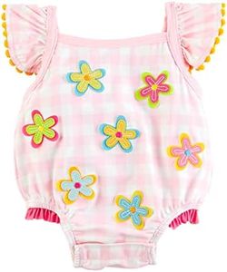 Mud Pie Girls Flower Swimsuit, 6-9M