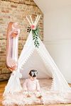 Iloveteepee Natural Canvas Pompom T