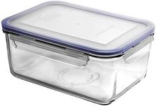 Glasslock Tempered Glass Rectangular Food Container, 1870 ml Capacity, Clear, MCRB-190