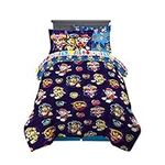 Franco Kids Bedding Super Soft Microfiber Comforter and Sheet Set with Sham, 5 Piece Twin Size, Paw Patrol