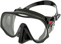 Atomic Aquatics Frameless Mask for Scuba Diving and Snorkeling, Black, Standard Fit