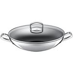 Silit Hongkong 82603311 Wok with Glass Lid 36 cm