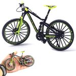 Hojalis Mini Finger Bikes, Miniature Mountain Bike Model, Bicycle Toys Ornament, Miniature Bike Toys, Mini Bicycle Ornament, Racing Bike Toy for Kids Adults Home Office Tabletop Decor