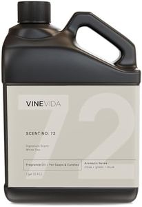VINEVIDA [128oz] White Tea Fragrance Oil for Candle Making - Made in USA Candle Scents for Candle Making - Natural Candle Fragrance Oil - Scents for Soap Making