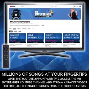 Mr Entertainer STARBAR Karaoke Soundbar – Bluetooth Home Audio