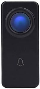 CROSSPOINT Extra Add-On Remote Transmitter Button for the Expandable Wireless Doorbell Alert System, Model ET, Black