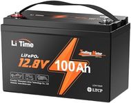 Litime 12V 100Ah TM LiFePO4 Battery with Low Temp Protection, Group 31 Lithium Battery, Buit in 100A BMS, Up to 15000 Deep Cycles, Perfect for Trolling Motors,Yacht, Marine, Boat, RVs, Home Energy