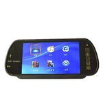 Aksmit 7" Monitor & 8 Led Night Vision Camera with Car Audio, Built-in Speaker for Honda Amaze (Combo of 2, Black)