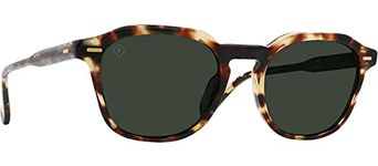 RAEN Ð Clyve Ð Mens Classic Round Sunglasses UV Protection - Tokyo Champagne/Green Polarized Lens (Size 52 MM), Tokyo Champagne / Green Polarized, 52