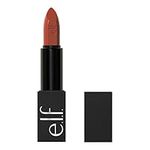 e.l.f. O Face Satin Lipstick, Richly Pigmented, Nourishing & Long-Lasting Creamy Lipstick, Infused With Jojoba, Vegan & Cruelty-Free, Me, Myself & I