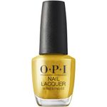 OPI Nail Lacquer, Gold Nail Polish, Up to 7 Days of Wear, Chip Resistant & Fast Drying, Fall '24, Metallic Mega Mix Collection, Metallic Rewind, 0.5 fl oz