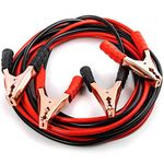 IMUU Emergency Booster Cable, Heavy Duty Jumper Booster Cables Commercial Grade Battery 4 Gauge 1000 AMP (2meter)