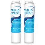 AQUA CREST FQROPF, FQSLF, FQSVF Under Sink Water Filter, Replacement for FQROPF, FQSLF, GXSV65R, GQSV65R, PXRQ15F, PNRQ15F, NSF 42 Certified (2 Pack)