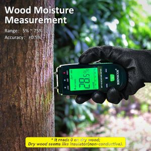 RDINSCOS Wood Moisture Meter – Digital Handheld Humidity Tester