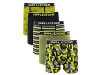 Men's Boxers Shorts (5 Pack) Multipacked Underwear Gift Set | Comfortable Stretch Cotton Mens Trunks, Colourful & Black Underpants Briefs (UK, Alpha, M, Regular, Regular, Yellow Assorted)