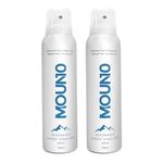 Moun10 Aluminum Free Body Deodorant Sprays for Men, 150ML (Pack of 2) - Paraben free, Sulphate Free & Anti-bacterial, Alpine woods fragrance, India's cleanest deo brand, only 6 ingredients, Body Spray for Men