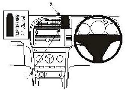 Brodit ProClip 653901 Vehicle Holder Made in Sweden Centre Attachment for Right-Hand Drive Vehicles Fits Device Holder