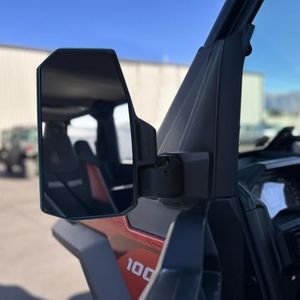 SHEJISI ADV Xpedition Side Mirrors (2pcs),Its Spring-Back Feature Enables Easy Post-Folding Reset for Improved Driving Experience,Compatible Only with 2024-2025 Polaris Xpedition XP ADV 1000#2884491
