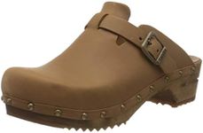 Sanita Women's Clogs and Mules, Beige Cognac 15, 7