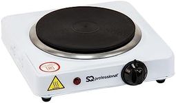 SQ Professional Blitz Electric Hot Plates Hob -Table-Top Cooking -Single & Double Portable Hob Rings - Warming -Cooking -Boiling - Fryer Hob for Home,Camping & Caravan Cooking -2500W