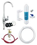 Finerfilters CLASSIC Undersink Drinking Water Filter Kit System Including Tap and Accessories (Baseball)