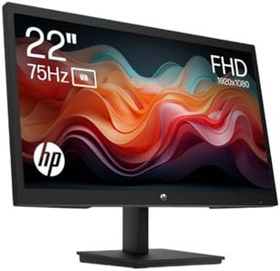 HP 22 Inch FHD Monitor - V22ve G5, Full HD VA, 75hz Refresh Rate, 1x HDMI, 1 x VGA, Low Blue Light Mode, Anti-glare, Tilt Adjustment, VESA Mountable, Black