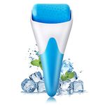 Ice Roller For Face and Eye, Facial Skin Care Tools For Puffiness Migraine Relief and Minor Injury, Upgraded Face Ice Roller Massager For Women（BLUE）