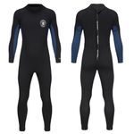 Lemorecn Wetsuit Kids 3mm Back Zip Full Wetsuit for Boys Girls Toddlers(CA4131blacknavy-3)