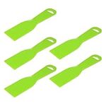 uxcell Putty Scraper 2" Plastic Flexible Putty Knives Disposable Spreader for Taping Drywall Wall Painting Green 5pcs