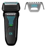 Remington F6 Aqua Wet & Dry Mens Electric Foil Shaver (100% Waterproof, Pop up trimmer, 60min usage, 90min charge, 5min Quick charge, Cordless, USB Charging, Travel pouch) F6000