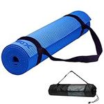 Xn8 Sports Yoga Mat, Non Slip Exercise mat, 6mm Thick Workout Mat, Best for Pilates Gymnastics Gym Meditation & Stretching, Lightweight with Carry Strap for Travel & Outdoor Men & Women