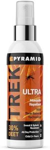 Pyramid Trek Ultra Insect Repellent Spray with 30% DEET Formula - 100ml Sweat and Splash Resistant Mosquito Repellent - for All Day Protection & Suitable for Kids 2+ Years - Perfect Travel Essentials